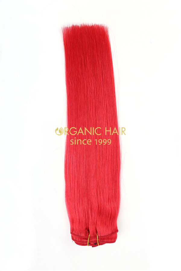 Natural hair extensions clip in red clip in hair extensions